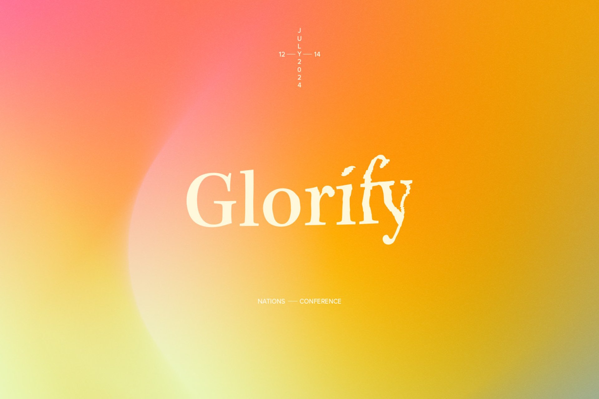 Nations Conference 2024: Glorify image 1